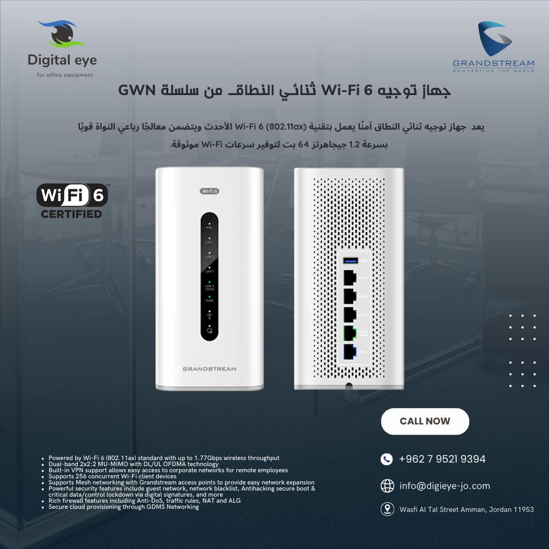 Wi-Fi 6 Dual-Band Router